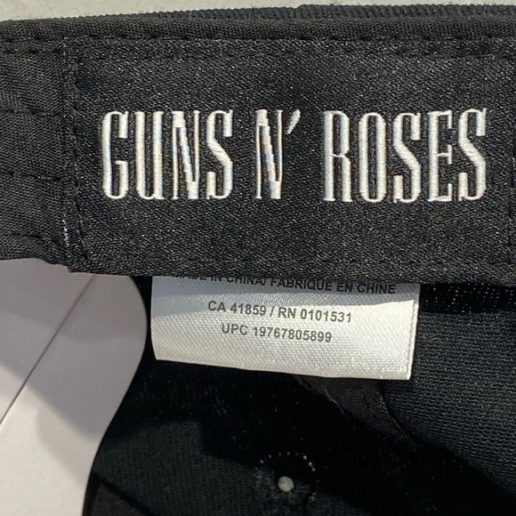 Guns N Roses Baseball Cap was Here Band Logo Official Black Unisex One Size - Picture 7 of 10